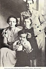 La hija de Marie Curie, Irene Curie y su marido F. Juliot