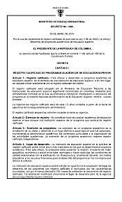 Educación a distancia como programa académico: decreto 1295 de 2010
