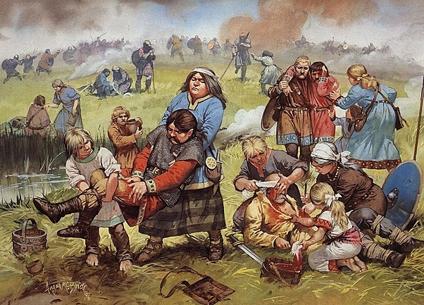 Germanic kings revive Roman empire