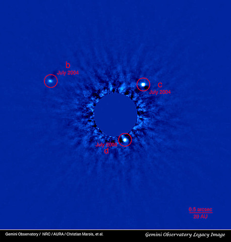 Observatorio Gemini; Sistema multi-planetario