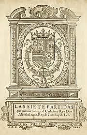Promulgación de las 7 partidas