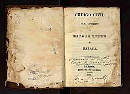 promulgación código civil en oaxaca