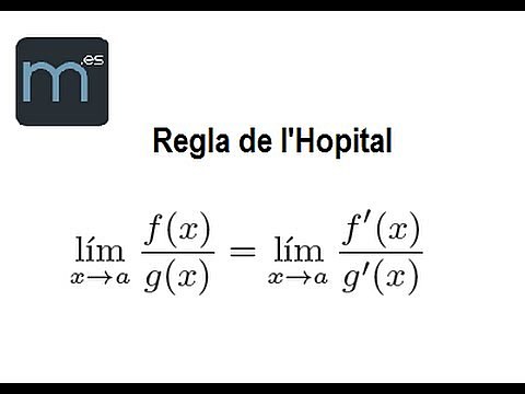 Regla de l'Hôpital