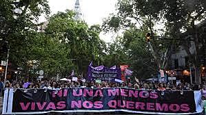 Marcha en argentina “Ni una menos”