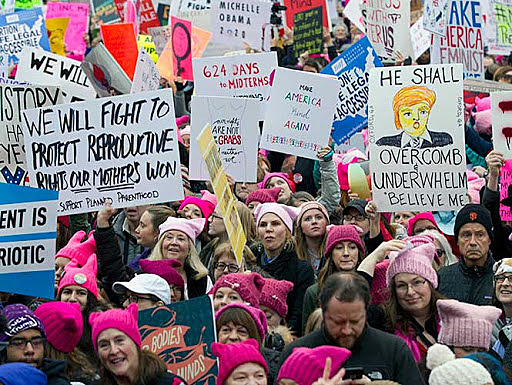 Gran marcha internacional por los derechos de la mujer