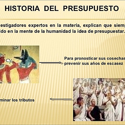 Timeline: HISTORIA DE LOS PRESUPUESTOS