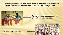 Timeline: HISTORIA DE LOS PRESUPUESTOS