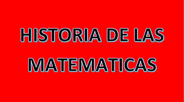 Timeline: Historia De Las Matemáticas (Carlos Marín)
