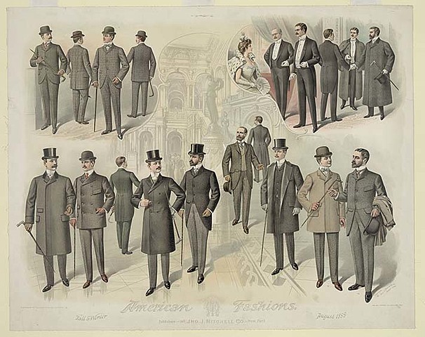 1890-1899 Men's Fashion