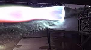 SpaceX Test Fires Raptor Engine.
