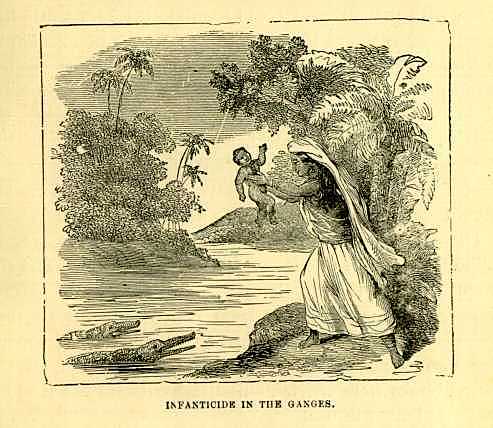 Children were thrown into rivers, flung into dung-heaps and cess trenches, "potted" in jars to starve to death
