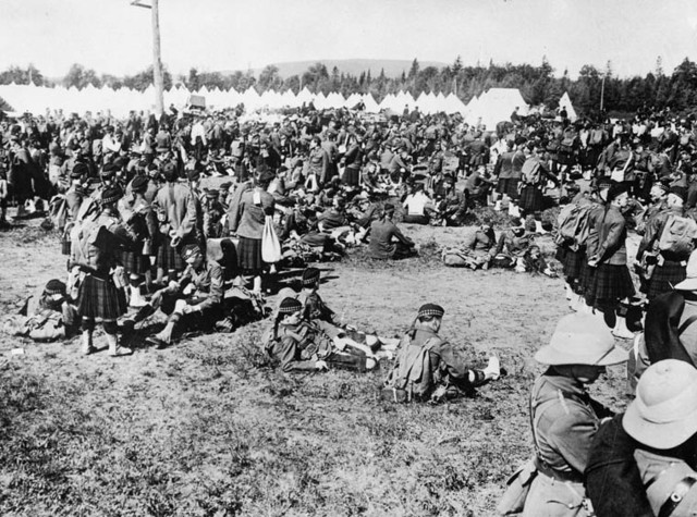 Canadian Trops Arrived in England