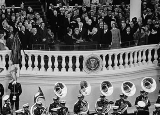 Nixon Inaugurated as President of the United States