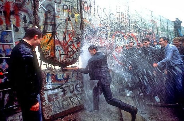 La caída del muro de Berlín