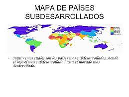 Países subdesarrollados