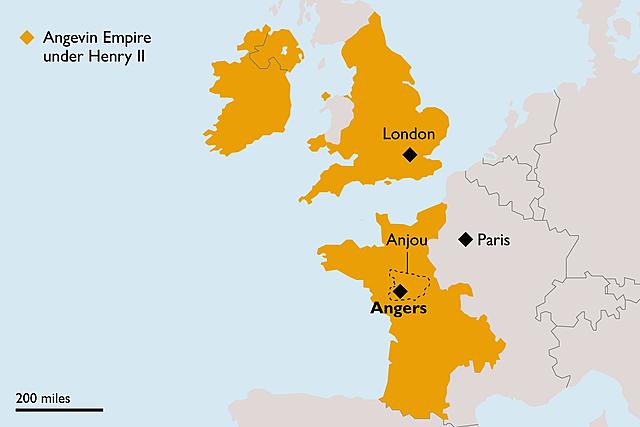 Angevin Empire was created