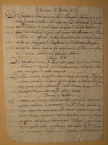 Creación de los Avvisi en Roma