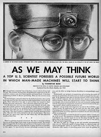 Surgimiento del concepto de la WEB