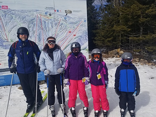 First Time Snow Skiing