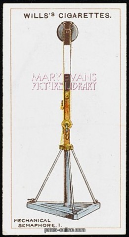 Mechanical semaphore is invened in France.