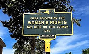 Publicación de la Declaración de Sentimientos