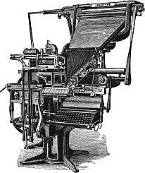 La máquina linotipia