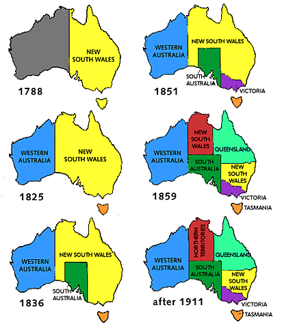 Britain claimed Australia and New Zealand