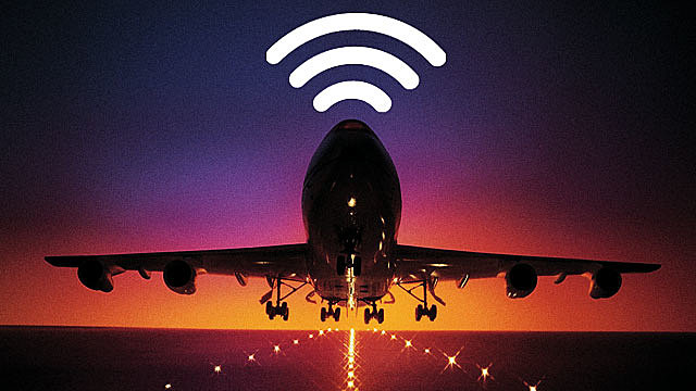 Internet haut débit dans les avions