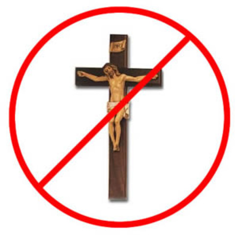 Christianity is banned