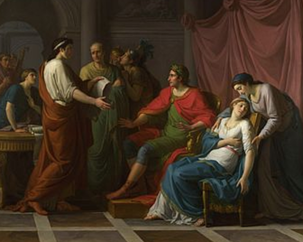 Virgilio escribe la Eneida