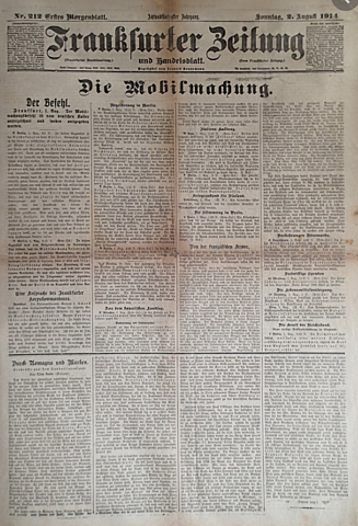 Comienza la publicación del primer periódico semanal