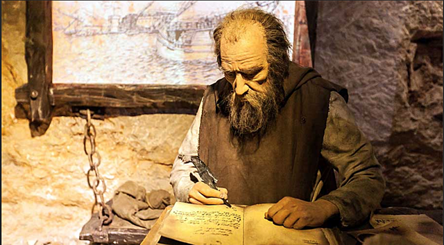 Polo imprisoned and writes his book