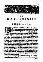 de ratiociniis in ludo aleae
