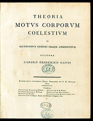 theoria motus corporum coelestium