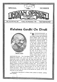 He founded the newspaper and created the Natal Indian Congress.