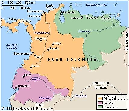 La Gran Colombia 1819-1830