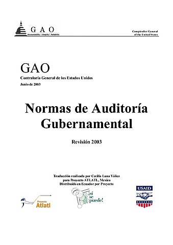 Normas de Auditoría Gubernamental