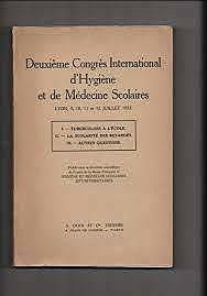 Congrés International d´ Hygiene Scolaire