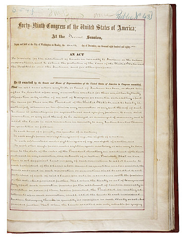 Signing of the Dawes Act