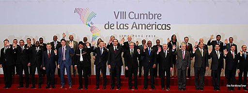 Cumbre Extraordinaria de las Américas en Monterrey, México.