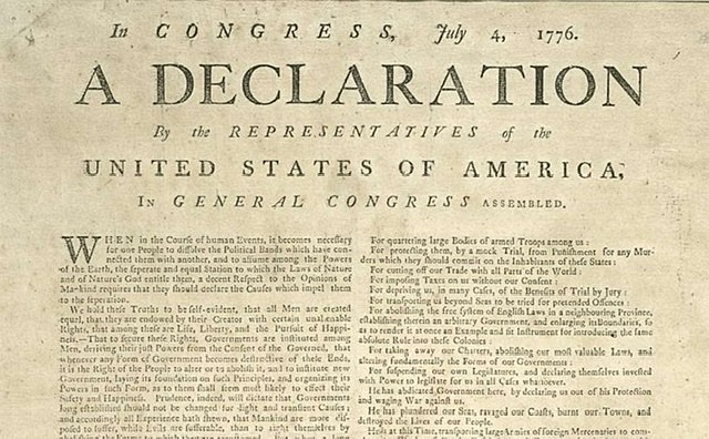 The Declaration of Independence