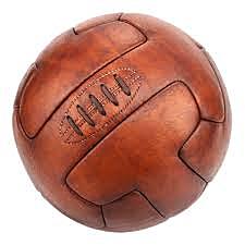 The first basketball is marketed