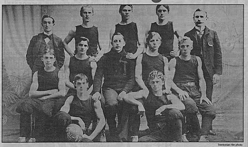 First Professional basketball game