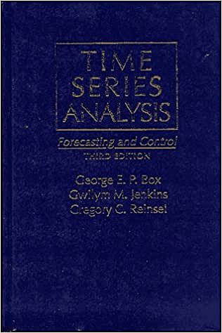 time series analysis forecasting and control