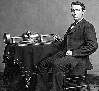Thomas Alva Edison - fonógrafo