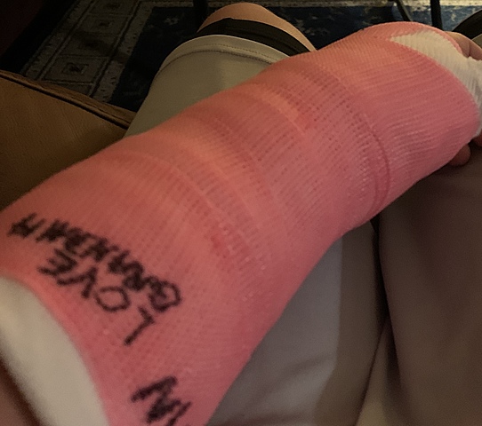 Broke my wrist