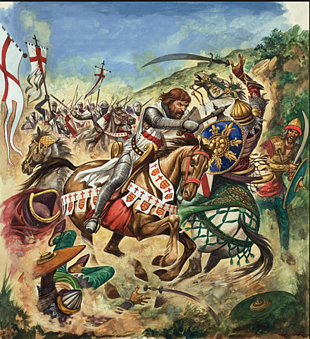 Pope Urban calls for Crusades in the Holy Land