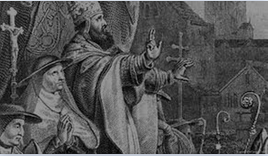 Pope Urban calls for Crusades in the Holy Land