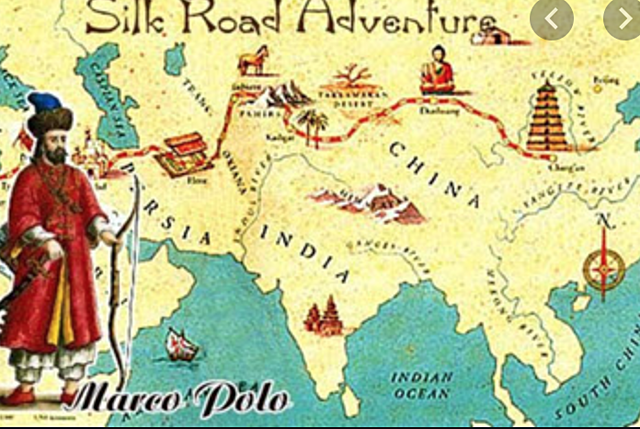 Marco Polo travels to the East