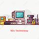 Vintage 90s technology
